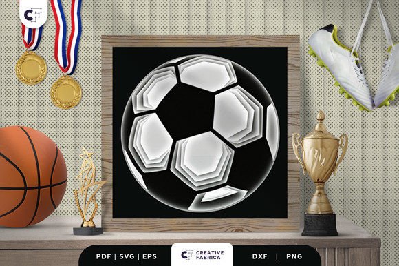 Bringing the Beautiful Game to Life with a Football Ball 3D Shadow Box