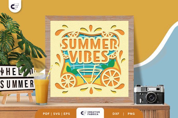 Choosing the Right Summer Decor: An Evaluation of the Summer Vibes with Cocktail 3D Paper Cut