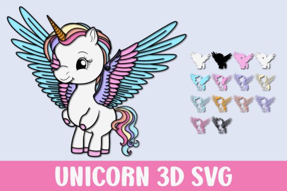 Creating Magical Depth: A Guide to Unicorn Paper Cut 3D SVG Laser Cut Projects