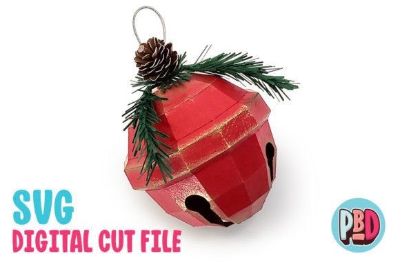Elevating Holiday Decor with the Sleigh Bell Ornament 3D Papercraft