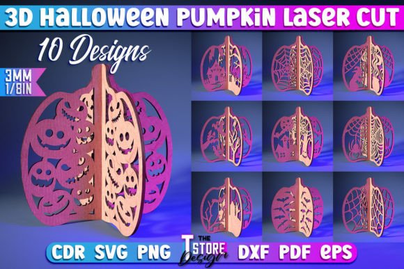 Evaluating 3D Halloween Pumpkin Laser Cut SVG Designs for CNC Projects