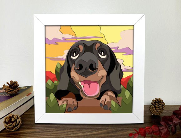 Evaluating the Dachshund Shadow Box 3D SVG for Precision Paper Crafting