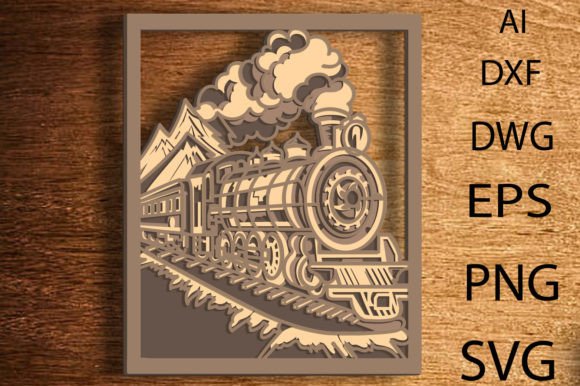 Evaluating the Train Multilayer SVG Train Cut File 3D for Crafting Projects
