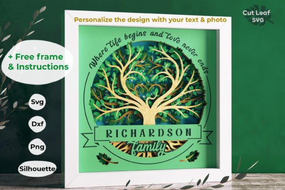 Family Tree Monogram 3d Shadow Box: A Creative and Practical Tool for Personalized Projects
