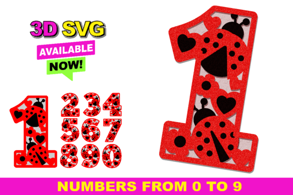 Unlocking Creative Potential: A Complete Guide to Ladybug Numbers 3D SVG Files