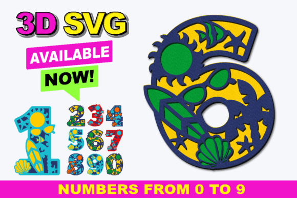 Unlocking Creative Potential: The Ultimate Guide to 3D Beach Number SVGs for Crafting and Design